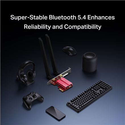 Mercusys BE9300 WiFi 7 Bluetooth 5.4 PCIe Adapter | MA47BE