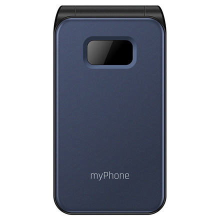 myPhone Flip | LTE | Navy Blue | 2.8 " | TFT | 48 MB | 128 MB | 3G | Bluetooth | 2.1 | USB version Type-C | Built-in camera | Main camera resolution 1.3 MP | 1000 mAh