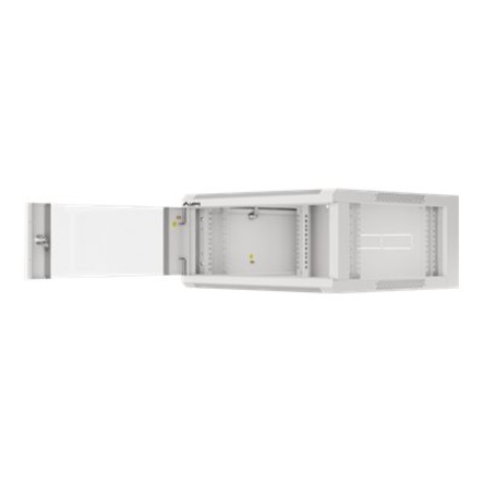 Lanberg | Rack cabinet 19" wall-mounted 4U 600 fast assembly (flat pack) | WFFA-5604-10S | Grey