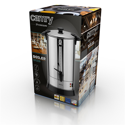 Camry | Boiler | CR 1259 | Electric | 1650 W | 20 L | Stainless steel