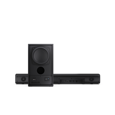Sharp Compact 2.1 Soundbar with Wireless Subwoofer | HT-SBW121 | 240 W | Bluetooth | Black | Wireless connection