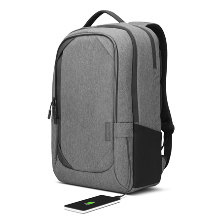 Lenovo | Business Casual 17-inch Backpack (Water-repellent fabric) | Essential | Fits up to size 17 " | Backpack | Charcoal Grey | Waterproof