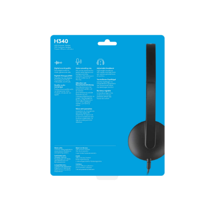 Logitech | H340 | Headset | Black