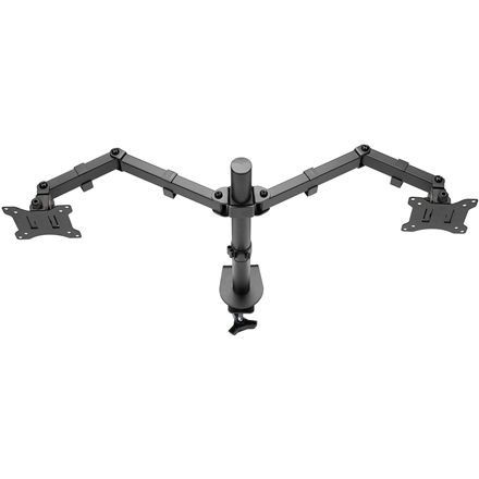 Goobay Dual Monitor Mount Flex | Swivel, Tilt, Rotation | 17-32 " | Maximum weight (capacity) 8 kg | Black