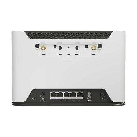 MikroTik Router | Chateau LTE12 | 802.11n | 10/100/1000 Mbit/s | Ethernet LAN (RJ-45) ports 5 | Mesh Support No | MU-MiMO Yes | 5G