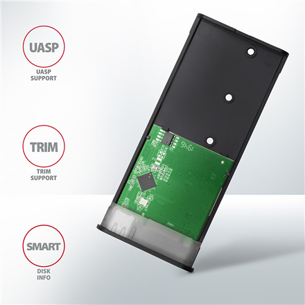 AXAGON External USB-C 3.2 Gen 2 metal box for M.2 SATA SSD disks | EEM2-SBC