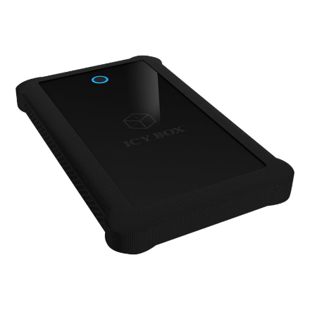 Raidsonic | ICY BOX | IB-233U3-B External enclosure for 2.5" SATA HDD/SSD with USB 3.0 interface and silicone protection sleeve | SATA I, II, III | USB 3.0 | 2.5"