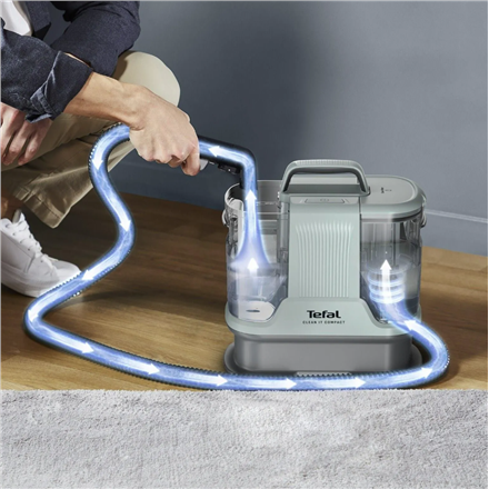 TEFAL Carpet and Upholstery Cleaner | IZ3020F0 Clean it Compact | Corded operating | Washing function | 400 W | Operating radius 5.65 m | 220-240 V | Eucalyptus