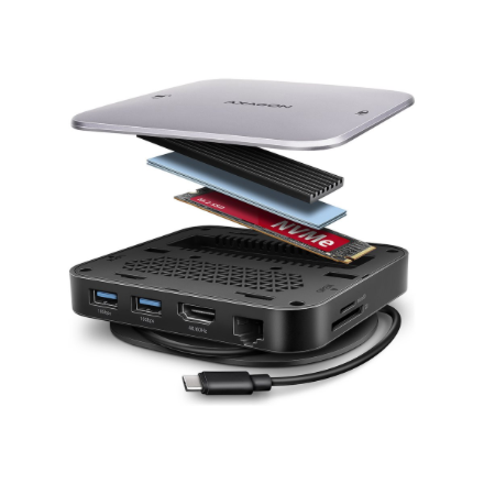 AXAGON USB-C 10Gbps UFO 9in1 Hub | HMC-UFO