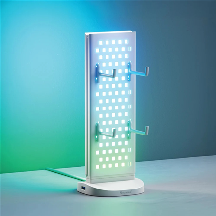 Nanoleaf Pegboard Desk Dock, White | 15 W | RGB