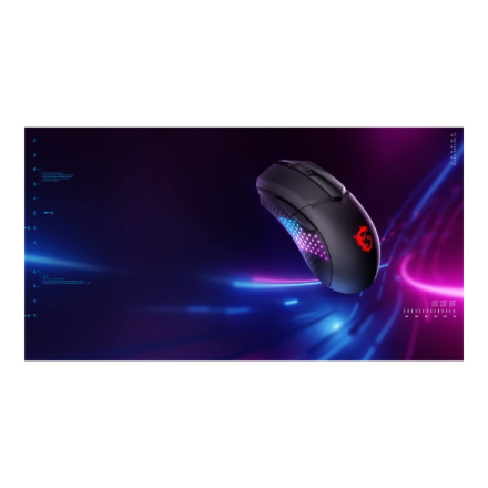 MSI | Lightweight Wireless Gaming Mouse | GM51 | Wireless | Gaming Mouse | 2.4GHz | Black