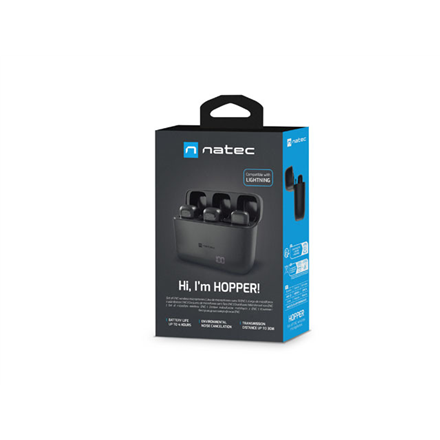 Natec | Microphone | NMI-2253 | Hopper | Black | Noise reduction