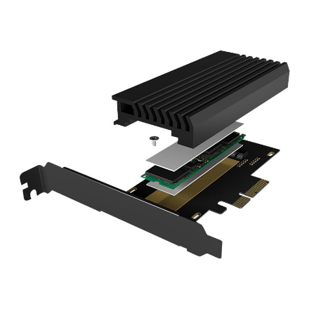 Raidsonic | ICY BOX | PCIe card with M.2 M-Key socket for one M.2 NVMe SSD
