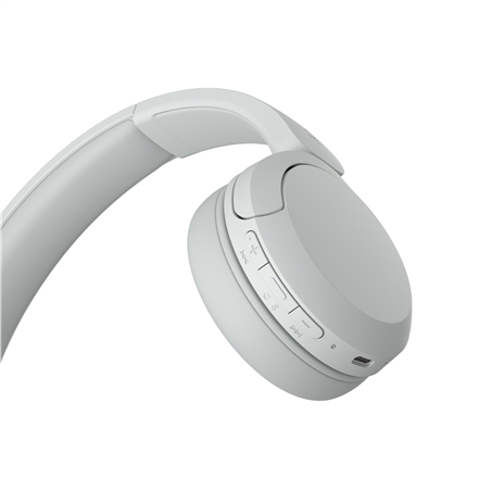 Sony | Wireless Headphones | WH-CH520 | Wireless | On-Ear | Microphone | White | Noise canceling | Wireless