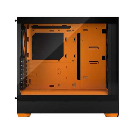 Fractal Design | Pop Air RGB | Side window | Orange Core TG Clear Tint | ATX, mATX, Mini ITX | ATX