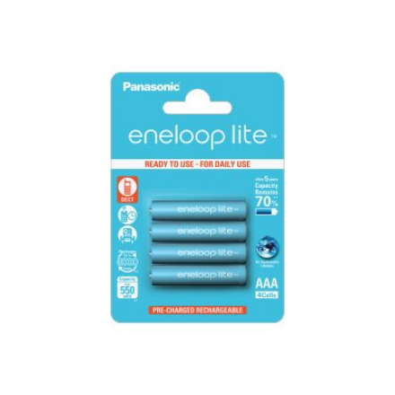 Panasonic | Rechargeable Batteries | ENELOOP Lite BK-4LCCE/4BE | AAA | 550 mAh | 4 pc(s)