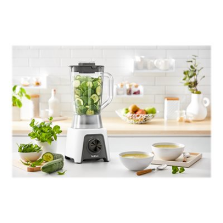 TEFAL | Blender | BL2C0130 | Tabletop | 450 W | Jar material Plastic | Jar capacity 1.5 L | Ice crushing | White