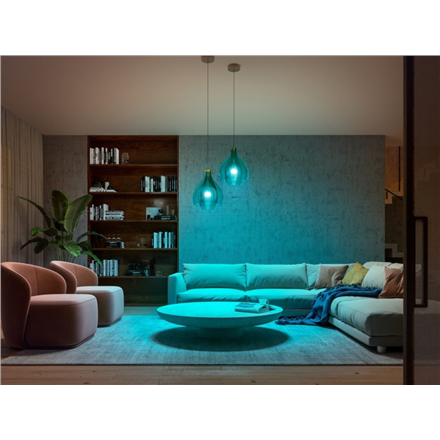 Hue WCA Starter Kit 9W A60 E27, 3pcs, Bridge, Switch | E27 | 9 W | RGBW 2000-6500K | Bluetooth and Zigbee
