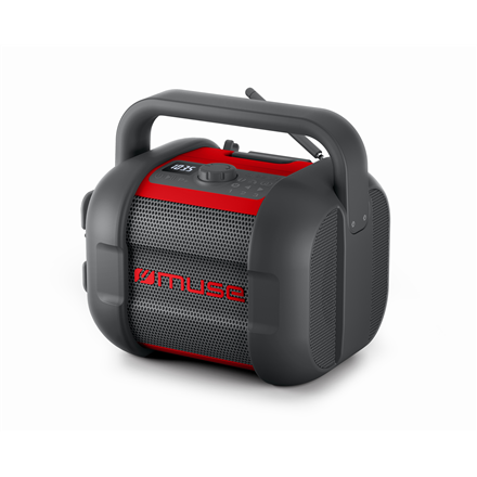 Muse | Jobsite Radio | M-968 BTR | 40 W | Waterproof | Bluetooth | Black/Red | NFC features | Portable | Wireless connection
