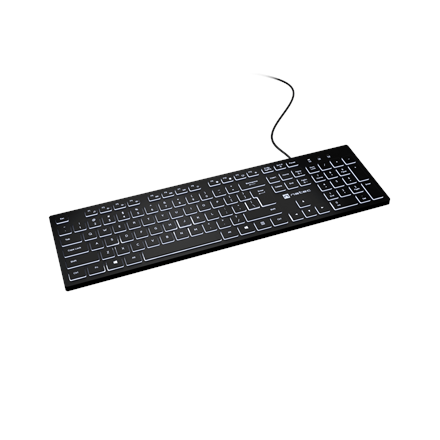 Natec | Herring Glow | Keyboard | Wired | US | Black