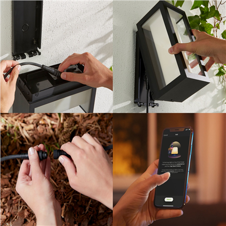 Philips Hue WCA Impress Outdoor Wall Lantern 24V | 8 W | 2000-6500 Hue White Colour Ambiance