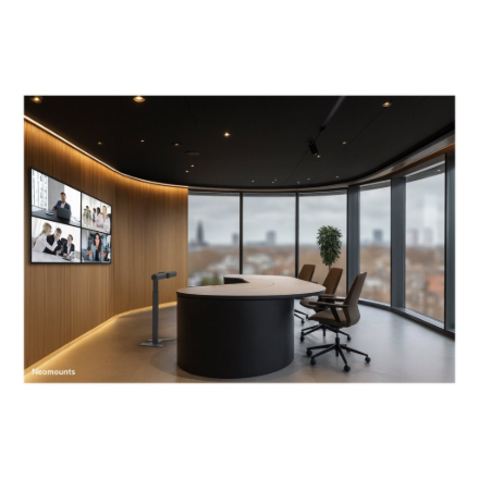 Neomounts Floor stand | AV80-500BL Videobar | Height adjustment, Depth adjustment | 43-110 " | Maximum weight (capacity) 10 kg | Black