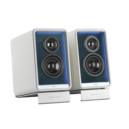 Edifier Desktop Active Monitor with GaN Charger | QR65 | 70 W | Bluetooth | White | Wireless connection