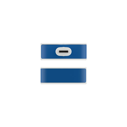 Hyper HyperDrive Flex 4 Port USB-C Combo Hub, White/Blue | HD5200BUGL