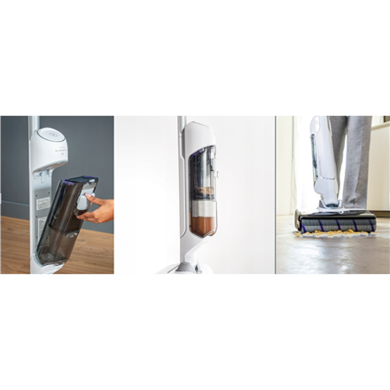 TEFAL Vacuum Cleaner | GF7540FO X-Clean 10 | Cordless operating | Stick | 200 W | 100-240 V | Operating time (max) 60 min | White/Silver