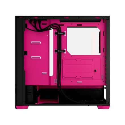 Fractal Design | Pop Air RGB | Side window | Magenta Core TG Clear Tint | ATX, mATX, Mini ITX | ATX