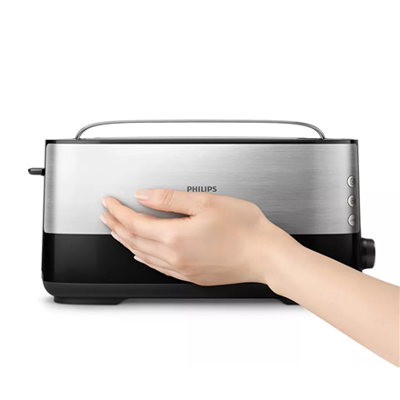 Philips | Toaster | HD2692/90 Viva Collection | Power 950 W | Number of slots 2 | Housing material  Metal/Plastic | Black