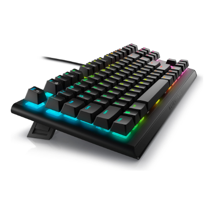 Dell Alienware Tenkeyless AW420K | Gaming Keyboard | Wired | EN | CHERRY MX Red | Dark Side of the Moon