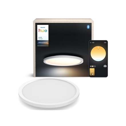 Philips Hue Aurelle Around Panel Light, White | 2200-6500 Hue White Ambiance