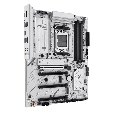Asus B650E MAX GAMING WIFI W | Processor family AMD | Processor socket AM5 | DDR5 | Supported hard disk drive interfaces SATA, M.2 | Number of SATA connectors 4