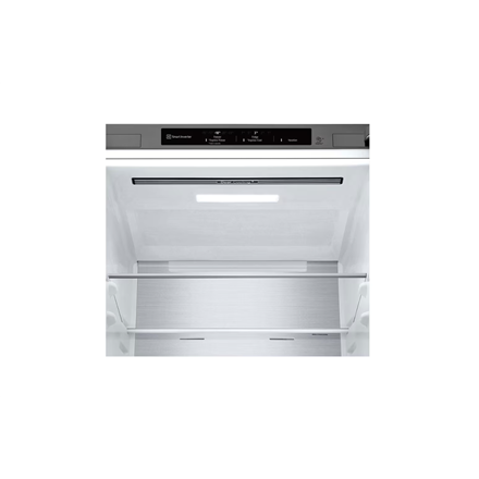 LG Refrigerator | GBV5140DPY | Energy efficiency class D | Free standing | Combi | Height 186 cm | No Frost system | Fridge net capacity 234 L | Freezer net capacity 110 L | Display | 35 dB | Silver