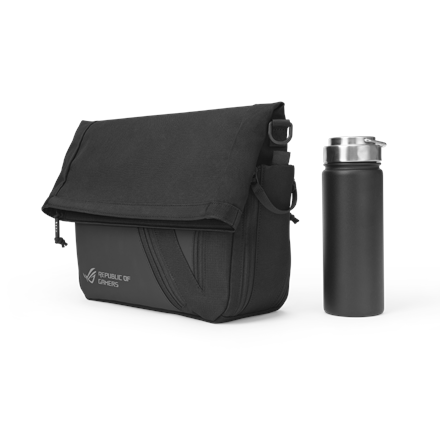 Asus | ROG Archer Messenger BC2000 | Fits up to size 14 " | Bag | Shoulder strap | Waterproof | Black/Gray