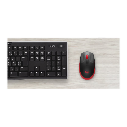 Logitech | Full size Mouse | M190 | Wireless | USB | Red