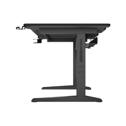 Genesis | Modular Gaming Desk | Holm 140 RGB | Anthracite Black