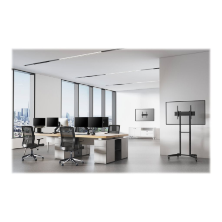 Neomounts Floor stand | FL50-540BL1 TV trolley | Adjustable Height, Tilt | 37-70 " | Maximum weight (capacity) 50 kg | Black