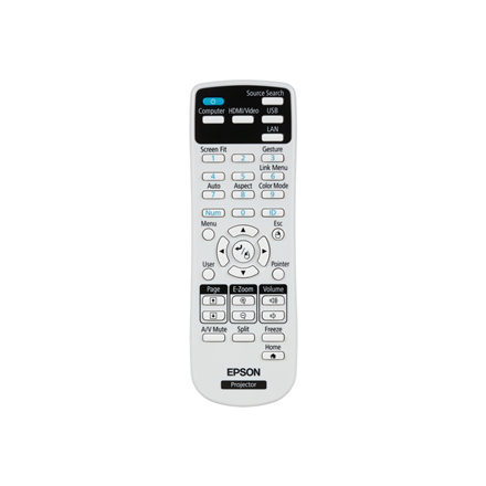 Epson | EB-2250U | WUXGA (1920x1200) | 5000 ANSI lumens | 15.000:1 | White | Lamp warranty 12 month(s) | FHD | 3LCD