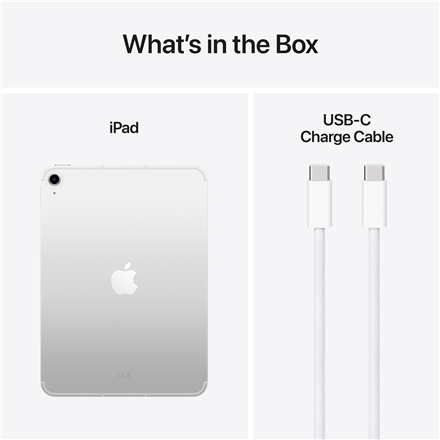 Apple iPad | 11 " | Silver | Liquid Retina | 2360 x 1640 pixels | 256 GB | Wi-Fi | Bluetooth | 5.3 | iOS | Warranty 12 month(s)