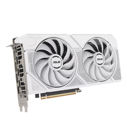 Asus Dual GeForce RTX 5060 White OC Edition 8GB GDDR7 | NVIDIA | 8 GB | GeForce RTX 5060 | GDDR7 | HDMI ports quantity 1 | PCI Express 5.0