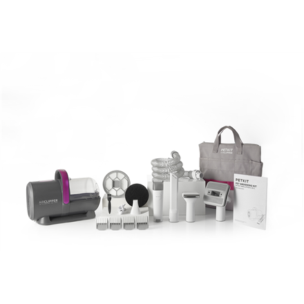 PETKIT | Air Clipper Pet Grooming Vacuum Kit 5in1 | LM4 | Grey/White