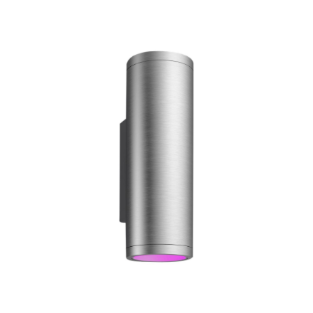 Philips Hue WCA Appear Outdoor Wall Lantern, Inox | 8 W | 2000-6500 Hue White Colour Ambiance