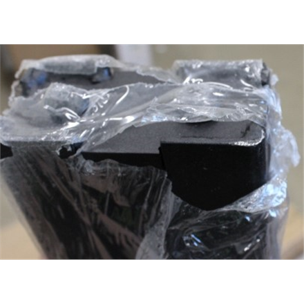 SALE OUT. | EDBAK | TR18 | Trolleys & Stands | 60-98 " | Maximum weight (capacity) 80 kg | DAMAGED PACKAGING, SCARTCHED | Black