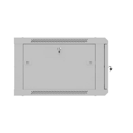 Lanberg Wall mounted installation cabinet 19" 9U 600X600 | WF01-6606-23S | Grey