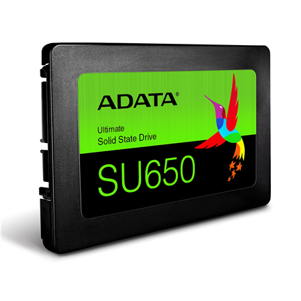 ADATA | Ultimate SU650 | 512 GB | SSD form factor 2.5" | Solid-state drive interface SATA 6Gb/s | Read speed 520 MB/s | Write speed 450 MB/s