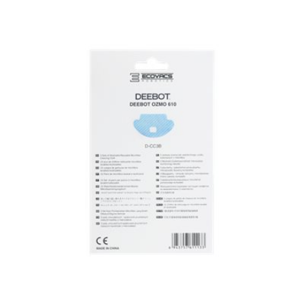 Ecovacs | Mopping cloth for OZMO 610/601 | D-CC3B | Blue