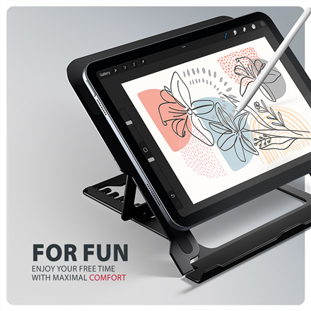 AXAGON STND-LAB stand for laptops and tablets | Adjustable Height, Angle | 10-17.3 " | Maximum weight (capacity) 20 kg | Black