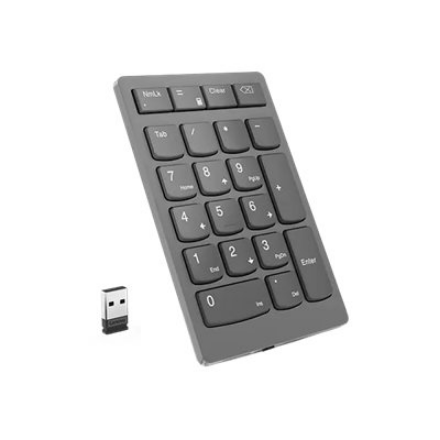 Lenovo | Professional | Go Wireless Numeric Keypad | Numeric Keypad | Wireless | Storm Grey